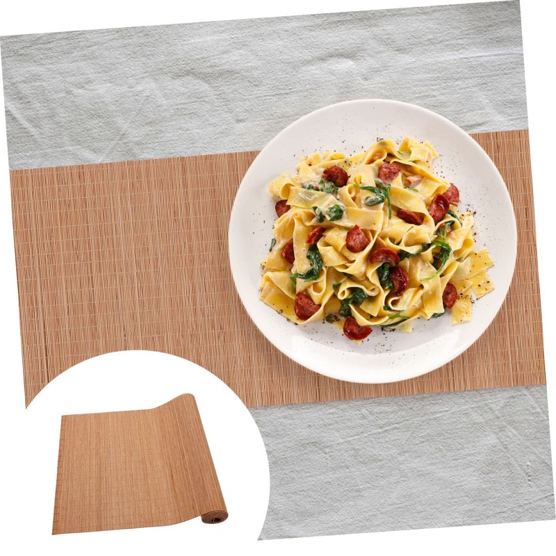 CIYODO Stylish Bamboo Tea Mat Table Runner Placemat Tea House