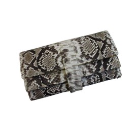 High Quality Kimono Shop Python Wallet, Long Wallet, Men's, Women's, W Cover, Diamond Python, Increase Your Money, natural