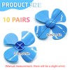 WALWAL 10pcs 4pcs 80mm Fan Propellers 2mm Shaft Propellers for