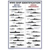 WW2 A3 Poster Warship Identification British Royal Navy German Reproduction