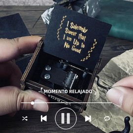 COTIACCV Caja Musical Legend of Zelda, Caja de Música de Manivela, Caja de Música con Manivela de Madera, Diseño Delicado y Elegante, Adecuada para Regalos de Navidad y Cumpleaños.