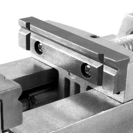STAHLWERK FZ-76 ST Machine Vice Parallel Vice with Hardened Clamping Jaws for Wood, Plastic and Metal Workpieces