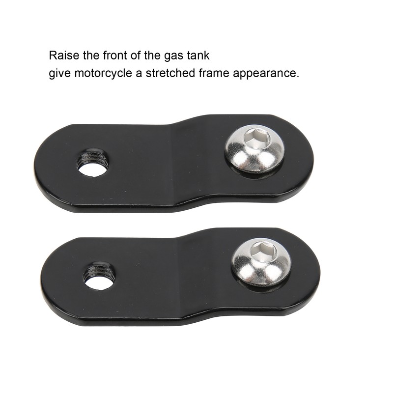 Motorcycle Gas Tank Lift Riser with Bolts Modified Accessory Replacement