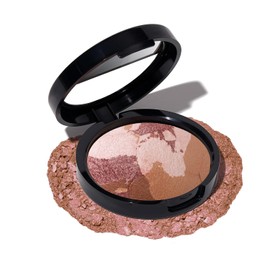 LAURA GELLER NEW YORK Rubor Bronceador para Esculpir 2-En-1 Rubor Bronceado Al Horno - Bronce Terroso - Contorno Facial Con Un Enjuague Radiante