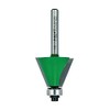 Trend CraftPro Chamfer Router Cutter Bit, 1/4 Inch Shank, 30.9mm