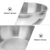 Operitacx 6Pcs Stainless Steel Metal Bowl Steel Plates Mini Stainless