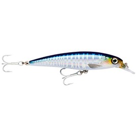 Rapala X-Rap Saltwater Lure with Two No. 2 Hooks, 1.2-2.4 m Swimming Depth, 12 cm Size, Wahoo UV