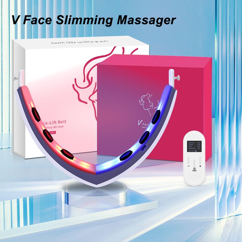 Facial Slimming Machine Red Blue Light 5 Gears High Frequency