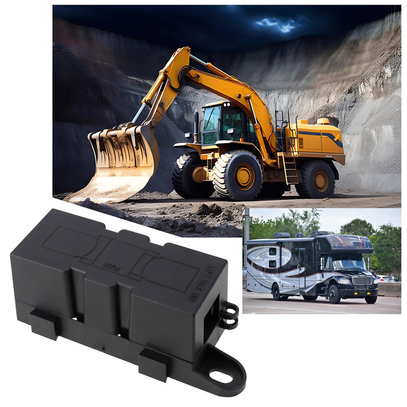 VGOL 1Set MEGA Car Fuse Holder with 300A Fuse ABS