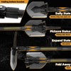 HSWGHWX 28" Tactical Folding Shovel Military Multi-Tool - Entrenching Tool