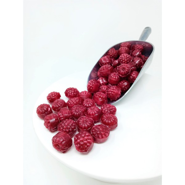 Filled Raspberries Hard Christmas Candy 1 pound