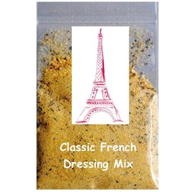 Unique Flavors Classic French Style Salad Dressing Vinaigrette Mix 0.71 oz for Homemade French Dressing