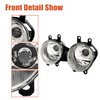 labwork Fog Lights Left and Right Side Assembly Replacement for