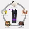 XTK 16oz Protein Shaker Bottle with Storage & Mix Ball