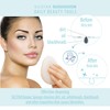 SILSTAR PROFESSIONAL Konjac Facial Sponge Tear Drop Rose Red Clay