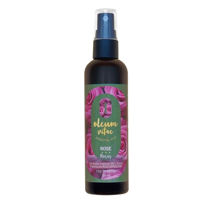OLEUM VITAE Tonico Facial con Aceite Esencial de Rosa Damascena