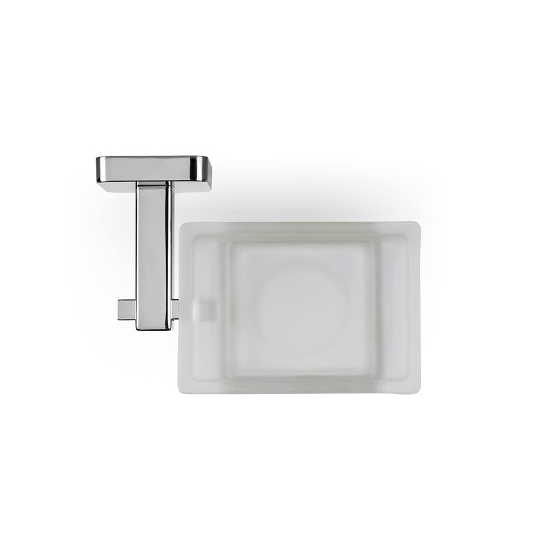 Croydex Camberwell Flexi-Fix Soap Dish, Screw or Glue