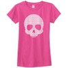 Threadrock Big Girls' Skull Made of Skulls Fitted T-Shirt S