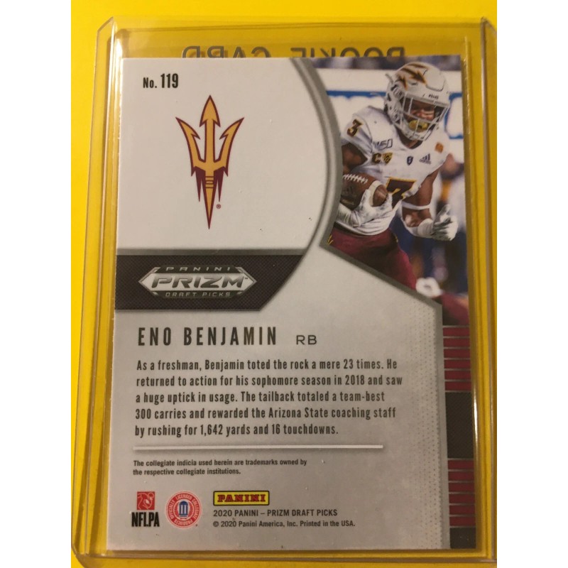 Prizm Draft Picks 2020 PRIZM DRAFT PICKS ENO BENJAMIN ROOKIE