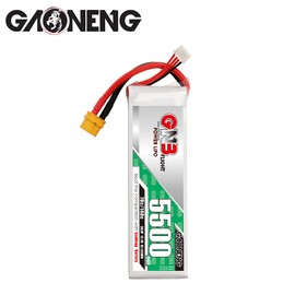 GAONENG GNB 3S 11.1V 5500mAh 70C 140C XT60 LiPo Battery RC Air Drone High Discharge C Rating Performance for 1/10 1/8 1/7 Scale RC Hobby Models Helicopter RC Boat RC Hobbies