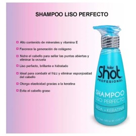 Shampoo P/ Cabello Liso Con Keratina Sin Parabenos 250ml
