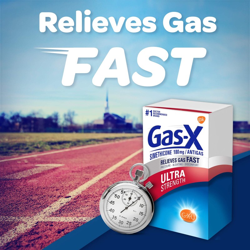 Gas-X Ultra Strength Softgel for Fast Gas Relief, 50 count