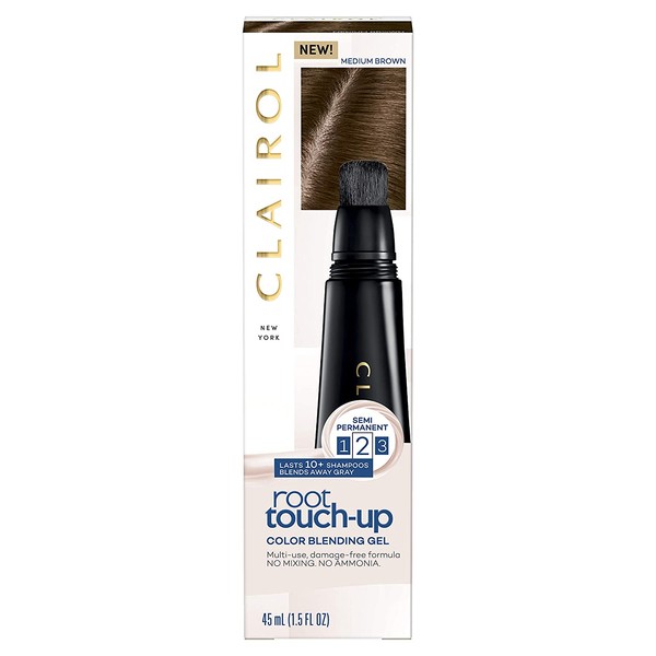 Clairol Root Touch-Up Color Blending Gel, 5 Medium Brown, 2 Count
