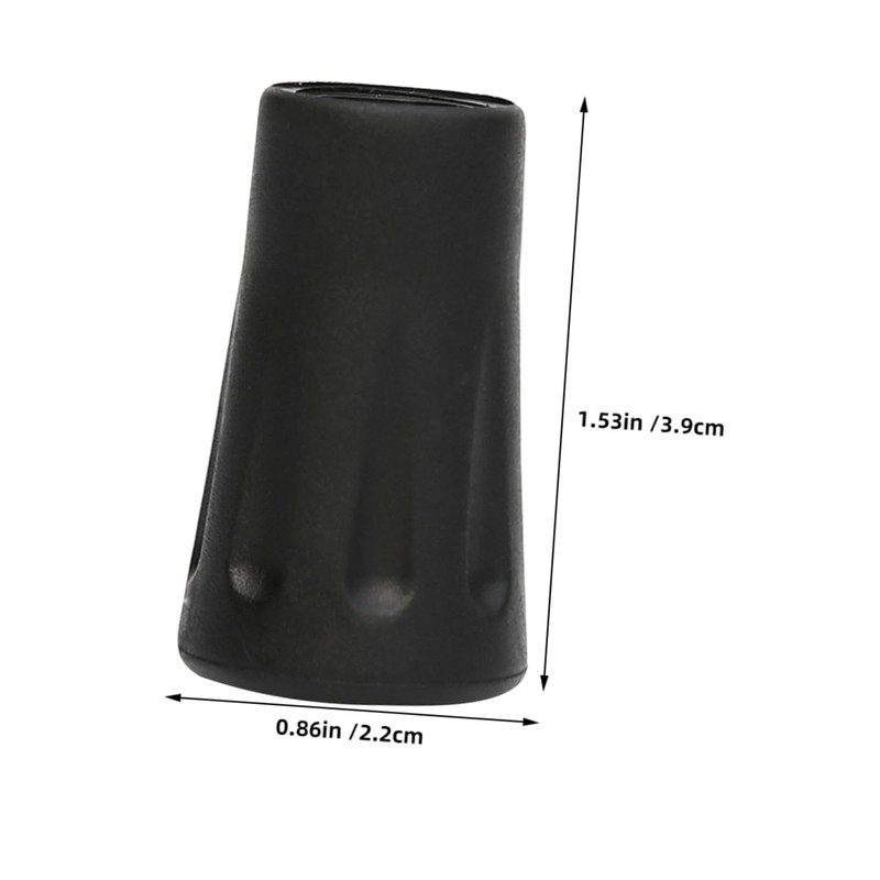 Baluue 10pcs Rubber Tips for Canes Non- Trekking Pole Feet