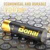 BONAI Rechargeable AA Battery Pro 12 Count, High Capacity 2800mAh