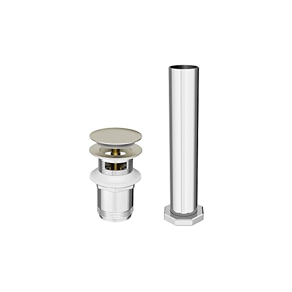 American Standard 1582200.295 Studio S Freestanding Bathtub Drain Kit, Brushed