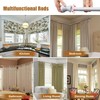 Corner Curtain Rod for Windows - L Shaped 30 to