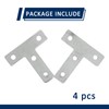 4 Pcs 3030 Series T Shaped Bracket Corner Brace,T Shaped