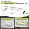 9-15.5 Inch Adjustable Air Vent Deflectors, 2 Pack Clear Magnetic