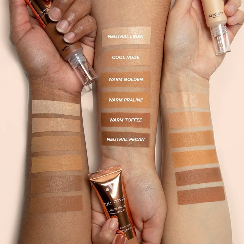 Absolute New York Full Cover Liquid Matte Foundation (Neutral Linen)