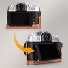 MUZIRI KINOKOO Fuji XT50 Case, PU Leather Protective Half Case