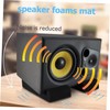 BIUDECO 2pcs High-density Foam Speaker Isolation Pads Small Cushion for