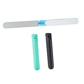 minkissy Metal Nail Files Set Pcs Double-sided Nail Files Compact Portable for Women