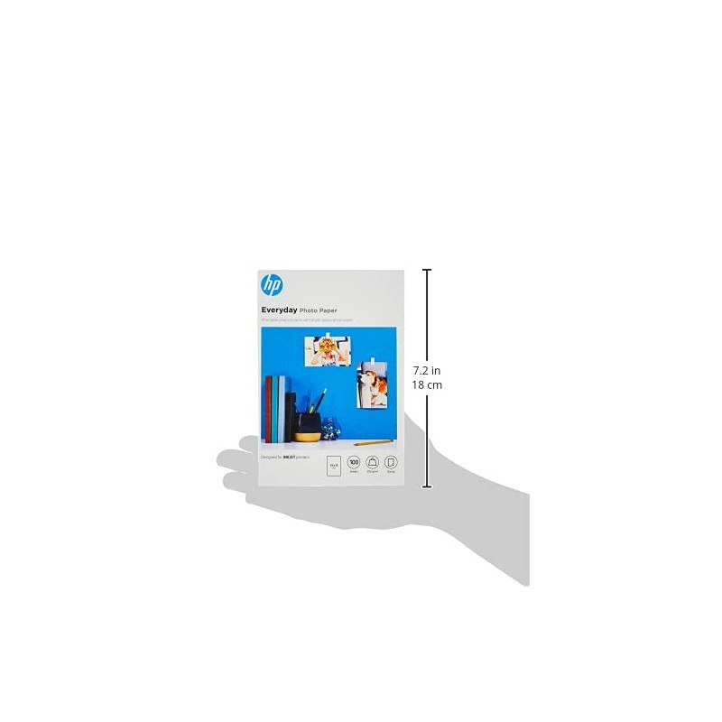 HP HP Everyday-Fotopapier, glänzend, 200 g/m2, 10 x 15 cm,
