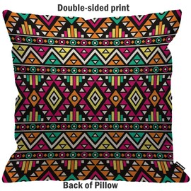 HGOD DESIGNS Cushion Cover Funny Red Dinosaur with Letter If You're Happy You Know It Throw Pillow Cover Home Decorative for Men/Women//Living Room Bedroom Sofa Chair 18X18 Inch Pillowcase