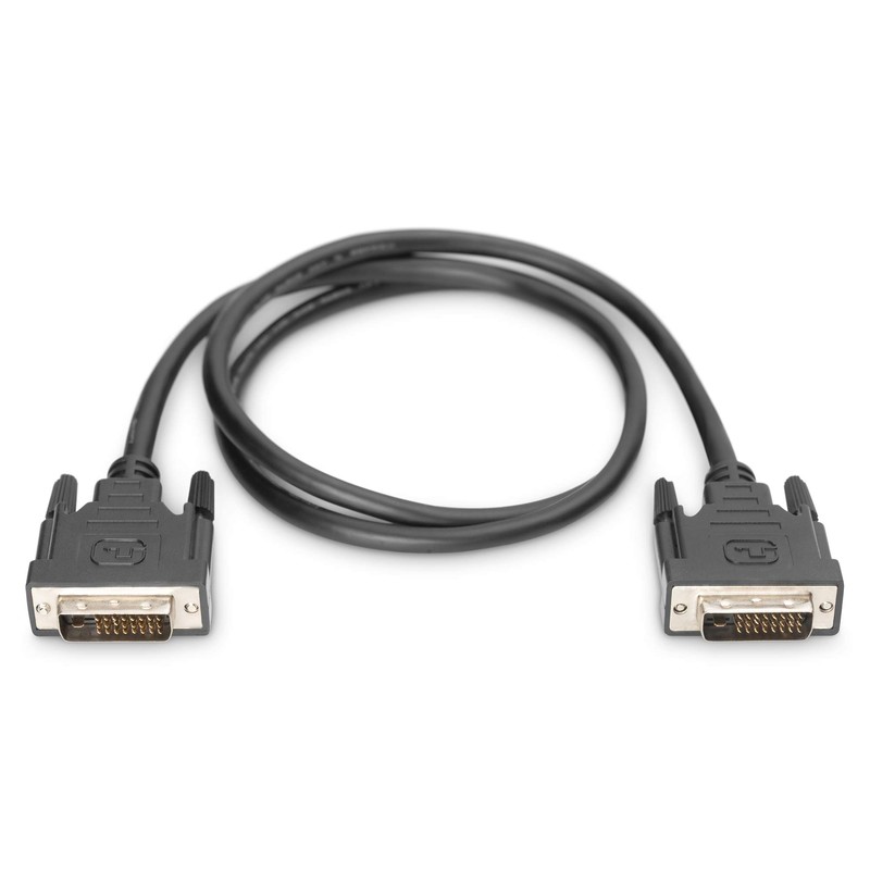 DIGITUS DVI Anschlusskabel, DVI(24+1), St/St, 1.0m, DVI-D Dual Link -