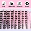 Fyonas Manga Lash Clusters Spiky Eyelash Clusters C Curl Cluster