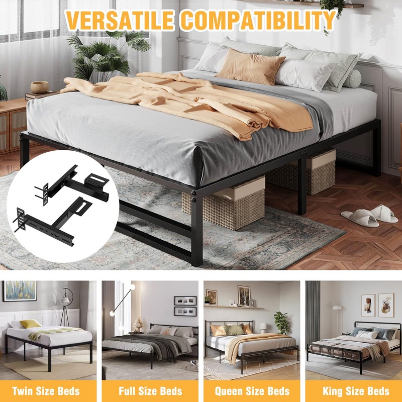 Headboard Brackets for Bed Frame, Adjustable Brackets for Headboard, Universal