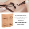 Lash Mannequin Head, Wear Resistant Double Layer Eyelash Practice Mannequin