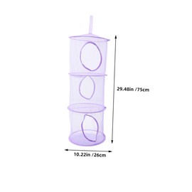 SUPVOX 4pcs Hanging Storage Net for Animals Durable Mesh Organizer for Stuffed Versatile Storage for Bedrooms Playrooms Nurseries Creative Hammock