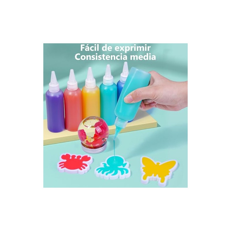 Utrhhvs Magic Juego Elfo Agua Kit Hacer Squishies Juguete Hada