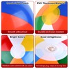 PLULON Beach Balls Inflatable Beach Toys Rainbow Beach Ball Bulk