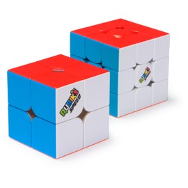 Rubik's Cube, 3x3 Magnetic Speed Cube & 2x2 Magnetic Speed Cube 2-Pack, Problem-Solving Challenging Brain Teaser Fidget Toy for Ages 8+
