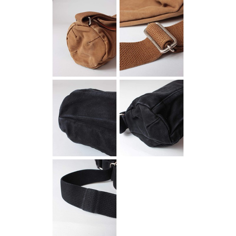 Butler Barner Sails Canvas Mini Roll Shoulder Bag, Reactive Dyed,