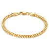 KYAYE Gold Bracelets for Men Cuban Link Chain for Women