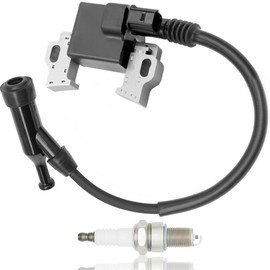 ZAMDOE 30500-Z5T-003 Ignition Coil Module for Honda GX340 GX390 GX240 GX270 EB5000 EB6500 EM5000 EM6500 Engines Replace 30500-Z5R-003 30500Z5T003 HZG-C00001 with 4 pin Connector, Spark Plug